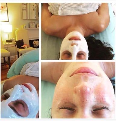 Environ signature facial with vitamins penetrated into the skin with ultrasound. Result is glowing and radiant skin!