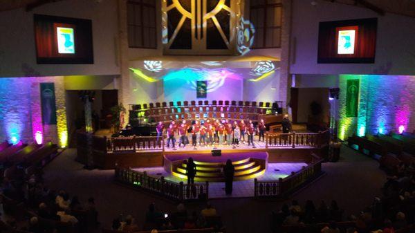 Stage lighting for Round Rock Choir  by Interactive Entertainment Systems