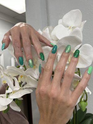 St Patrick's day nails