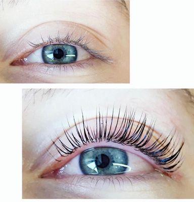 Keratin lash lift