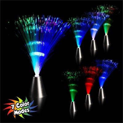 LED Fiber-Optic Light-Up Centerpiece Lamp