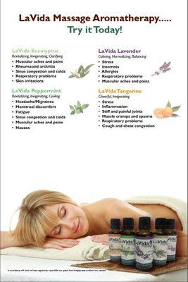 Offering Essential Oils to heighten your senses.