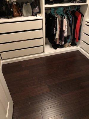 Master closet