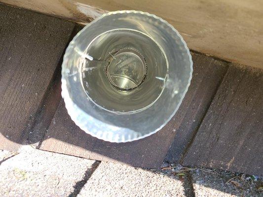 Dryer Vent cleaning Cleveland Ohio
after Cleaning