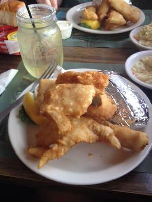 Alaskan Muskee fish and chips!