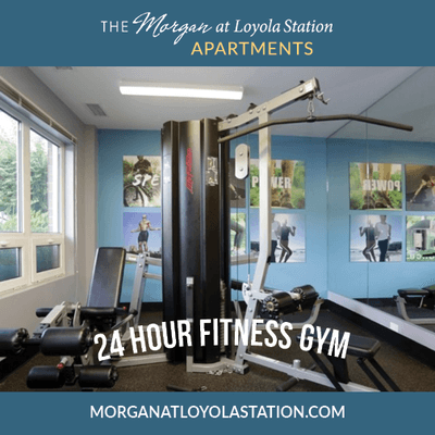 Featuring a 24/7 fitness gym - visit www.morganatloyolastation.com 24/7.