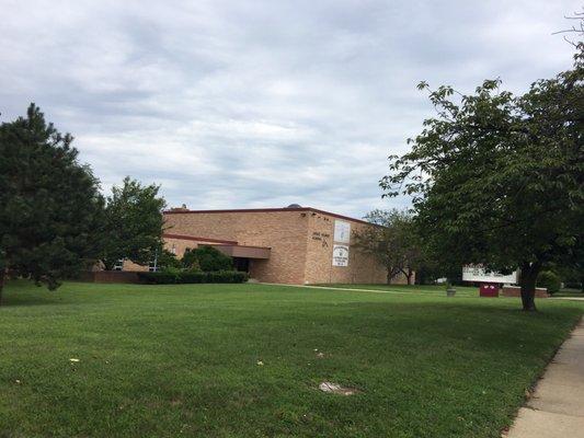 Front of the school