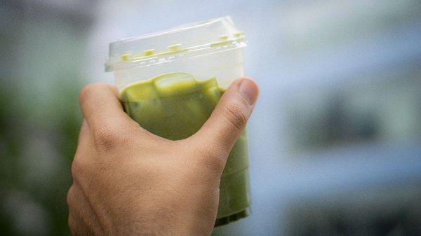 Iced Matcha perfect for a hot summer day in SoCal