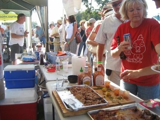 Amateur BBQ contest.