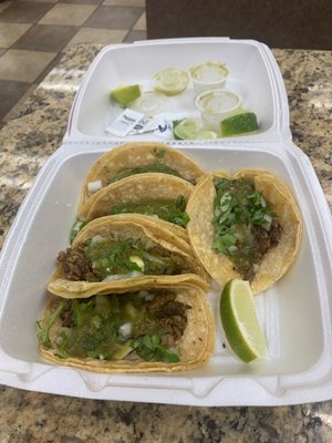 Beef tacos