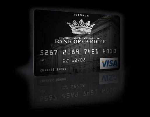 The Bank of Cardiff Cardiff Black Card - 0% Introductory APR and no annual fee.