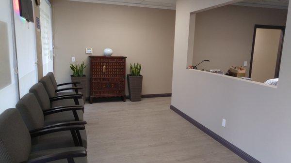 Brand new remodeled reception