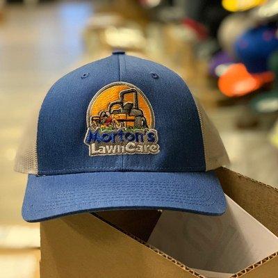 Custom Logo Embroidery On Richardson Trucker Hat