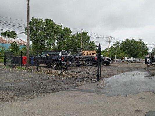 Naumkeag is now vacated and a boat repair place took it over