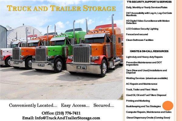 Truck and Trailer Storage