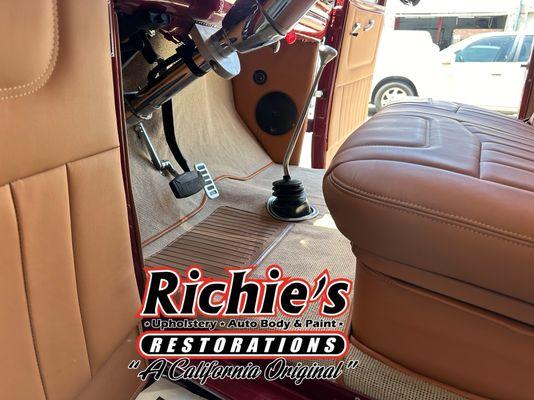 Looking for full custom interior and carpet for your classic or new car? Give us a call/text (805)279-3407 to set up your appt today.