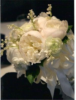 Beautiful Bouquet with Peonies and Lily of the Valley