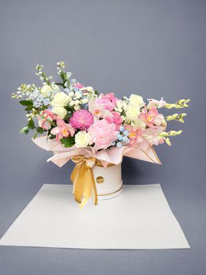 Pink flower arrangement