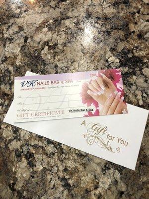 Gift Certificate