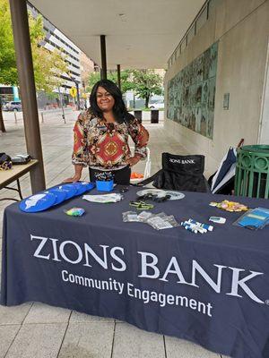 Zions Bank was a generous sponsor of the Black Business Expo, August 2023.