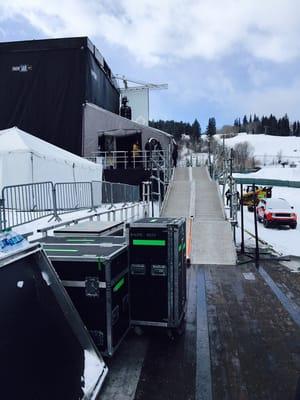 Delivering the band Twenty One Pilots equipment to the X-Games Aspen