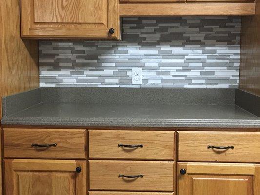 After kitchen backsplash install October 2018