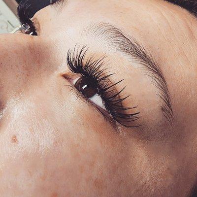 Wispy, long, and glam eyelash extensions