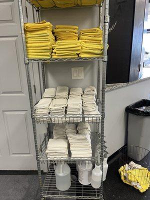 Towels for working out and cleaning