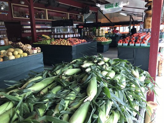 Large produce section