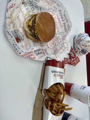 "New Mexico Style" LOTA Burger Meal Onion Rings