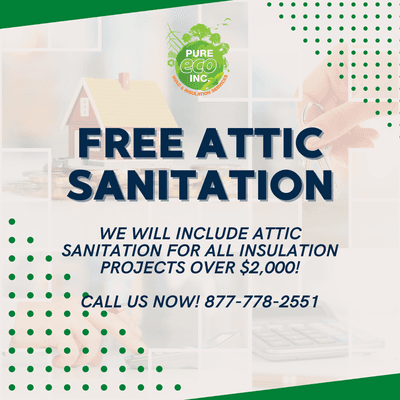 #freeatticsanitation CALL US NOW 877-778-2551