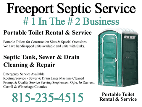 Contact Freeport Septic Service at 815-235-4515