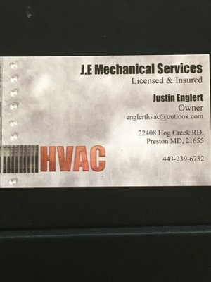 JE Mechanical Services