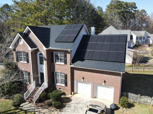 Interlock metal roof with solar chapel hill nc