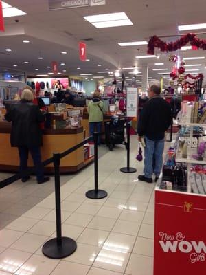 Black Friday 2015 at Kohl's Checkout Registers at the Front of the store.