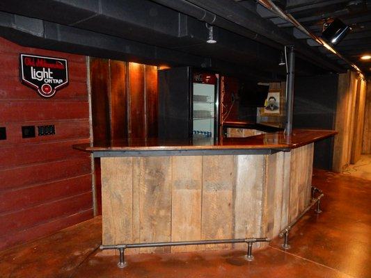 Rustic Home Bar