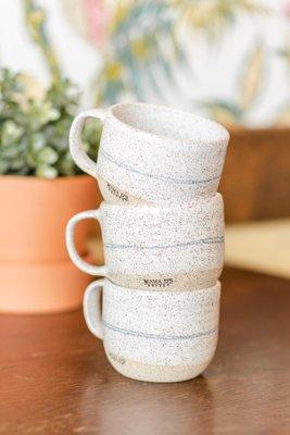 Mama D's mugs hand-crafted by incredible local ceramic artist :: Covet & Ginger