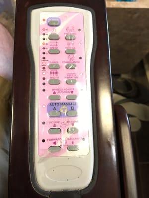 Chair remote