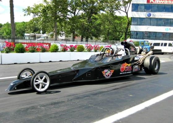 Ride Along in a 2 Seater Dragster!