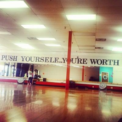 Push yourself you're worth it!