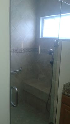 ADA shower, Highlands Ranch