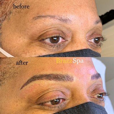 Microblading before & after