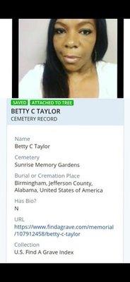 Betty Ann Fikes Taylor