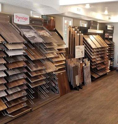 Wood, Laminate and Vinyl plank options