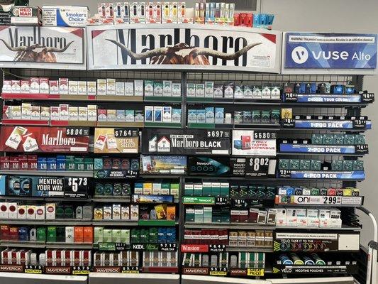 We carry all type of tobacco and chew products