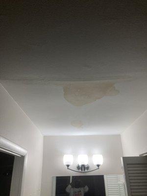 Before - Ceiling Water Damage