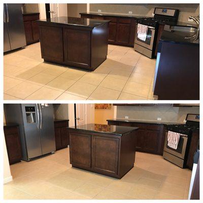 Before and After of our deep cleaning services