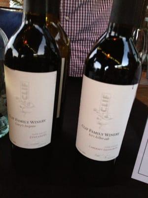 Clif Winery, the killer cab, my dad loves it - Napa vintners taste & tweet event at WaterBar