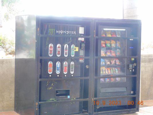 For the many that maybe traveling by way of the train and the sprinter this is the closest things that you can get to food and the sodas.