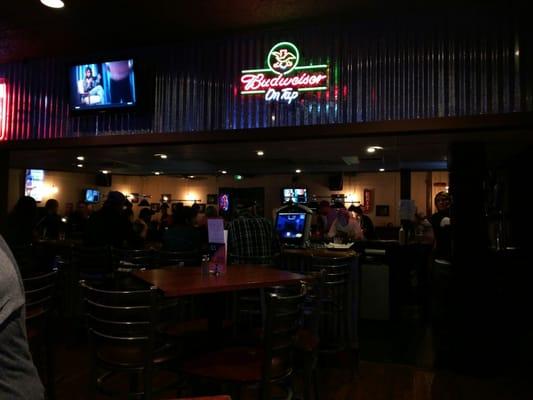 Billards, darts, poker, televised sporting events, and good food.